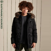M码！Superdry 极度干燥 Chinook 男士休闲带帽派克大衣
