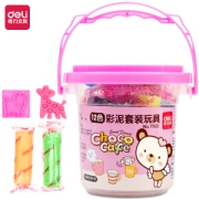 deli 得力 7022 橡皮泥 12色