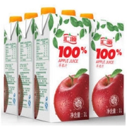 汇源 果汁 苹果汁果汁饮料1Lx5 盒青春版整箱装