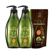 seeyoung 滋源 无患子洗发水套装（洗发水400ml*2+补充装235ml）