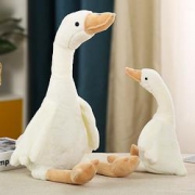 贝初众 毛绒玩具大白鹅公仔 55cm