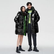 BOSIDENG波司登男女同款时尚情侣廓形中长款脱卸帽保暖泡芙羽绒服