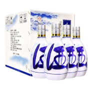 山西汾酒产地 小兰花白酒 53度清香型白酒 整箱500ml4瓶装