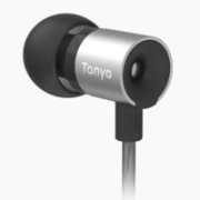 天使吉米 Tanya 入耳式有线耳机 黑色 3.5mm