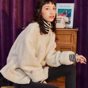 TONLION 唐狮 女士绒外套 62542FC0052475H803