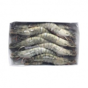 首鲜道 大号活冻黑虎虾 约16-20只 共400g*3件