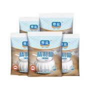 YUEYAN粤盐未加碘精制盐500g*5袋
