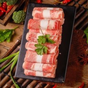 PLUS会员：HONDO 恒都 谷饲牛肉卷500g*3盒 送200g牛肉丸