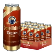 88VIP：Benediktiner 百帝王 精酿小麦黑啤酒 500ml＊24听