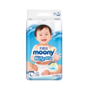 11日0点、88vip：尤妮佳moony 畅透纸尿裤L54片 *6件