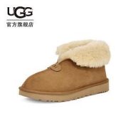 UGG秋冬女士靴子平底梅特时尚潮流翻毛雪地靴5404O