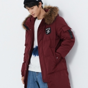 SNOWFLYING 雪中飞 X90140805 男士中长款连帽羽绒服