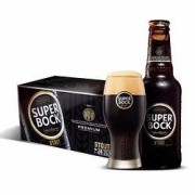 有券的上：SUPERBOCK超级波克黑啤进口啤酒整箱250ml*24瓶