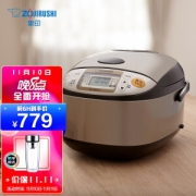 PLUS会员：ZOJIRUSHI 象印 TSH系列 NS-TSH10C 多功能电饭煲 3L 棕色