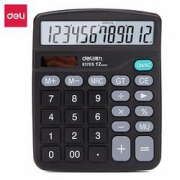 deli得力837ES大屏幕桌面计算器单个装