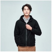 VANCL 凡客诚品 2021976 男女款正反两穿连帽抓绒衣外套