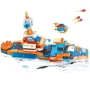 BLOKS 布鲁可积木 海陆空护卫队系列 61257 虎鲸号驱逐舰