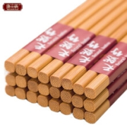唐宗筷 竹雕刻 家用酒店用 天然竹筷子 碳化竹筷 不易发霉  餐具套装12双装 餐具套装 A155