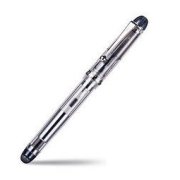 PILOT 百乐 CUSTOM贵客74系列 FKK-1MR 钢笔 14K金尖 透明 M尖