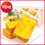 11日0点：Be&Cheery 百草味 岩烧乳酪吐司面包 400g*2件