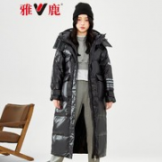 YALU 雅鹿 Y7001A27130 女士过膝加厚羽绒服
