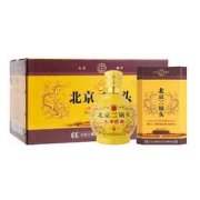 YONGFENG 永丰牌 北京二锅头 白酒 永丰 经典系列黄坛 清香型 42度 500ml*6瓶 整箱装 礼盒酒