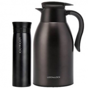 双11预售：LOCK&LOCK 乐扣乐扣 LHC1464S602 保温套装（拉恩保温杯400ML+妙趣咖啡壶2.2L