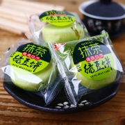 88vip：千丝 抹茶绿豆饼 500g 休闲零食