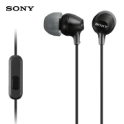 SONY 索尼 MDR-EX15AP 入耳式有线耳机 黑色