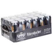 88VIP：Würenbacher 瓦伦丁 德国原装黑啤酒 500ml*24听