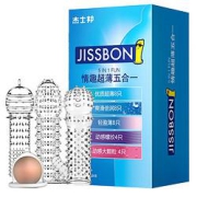 jissbon杰士邦超薄避孕套五合一32只装+狼牙套*3+入珠1颗
