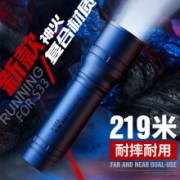 京东超市神火（supfire）S33-A强光手电筒充电式LED灯高亮远射迷你便携家用户外应急灯