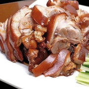 脱骨肘子熟食五香猪肘子肉开袋即食250g