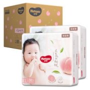 HUGGIES 好奇 铂金装系列 婴儿纸尿裤 XL 64片