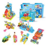 BLOKS 布鲁可积木 创造大师系列 80101 火箭乐园积木桶套装