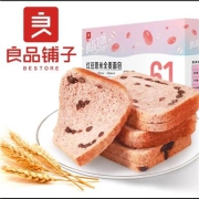 良品铺子 红豆薏米全麦吐司面包?560g