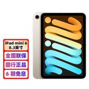 Apple苹果iPadmini8.3英寸平板电脑2021年新款（256GBWLAN版/A15芯片/全面屏/触控IDMK7V3CH/A）星光色