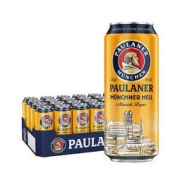 PAULANER 保拉纳 柏龙（PAULANER）慕尼黑大麦啤酒500ml*24听 整箱装 德国进口