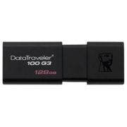 Kingston 金士顿 DT100G3 USB3.0 U盘 黑色 128GB USB