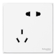 plus会员：Schneider Electric 施耐德电气 皓呈系列开关插座面板 斜五孔十只装