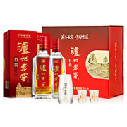泸州老窖 特曲 中华老字号 52%vol 浓香型白酒 500ml*2瓶 礼盒装