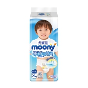 日本进口尤妮佳Moony男女通用拉拉裤xl38片裤型纸尿裤透气轻薄
