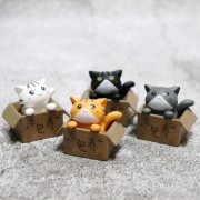 京喜APP：优迭尔 求包养盒子猫咪玩偶摆件 一套4只