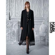 KARLLAGERFELD卡尔·拉格斐女士手工双面呢大衣KLW21B8207A042