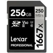 Lexar 雷克沙 Professional 1667x UHS-II U3 SD存储卡 256GB 到手374.68元