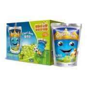 有券的上：Capri-Sun 果倍爽 白葡萄味 少儿果汁饮料 200ml*6包