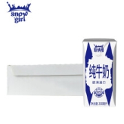 京东极速版:snowgirl斯纳格部分脱脂牛奶 200ML*24盒*2件