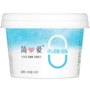 simplelove简爱无蔗糖原味裸酸奶135g*12杯