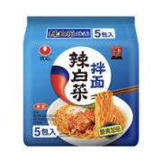 NONGSHIM农心韩式秘制辣白菜拌面方便面袋面速食休闲零食品五连包132g*5包