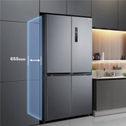 双11预售： Midea 美的 BCD-465WTPZM 对开门冰箱 465升